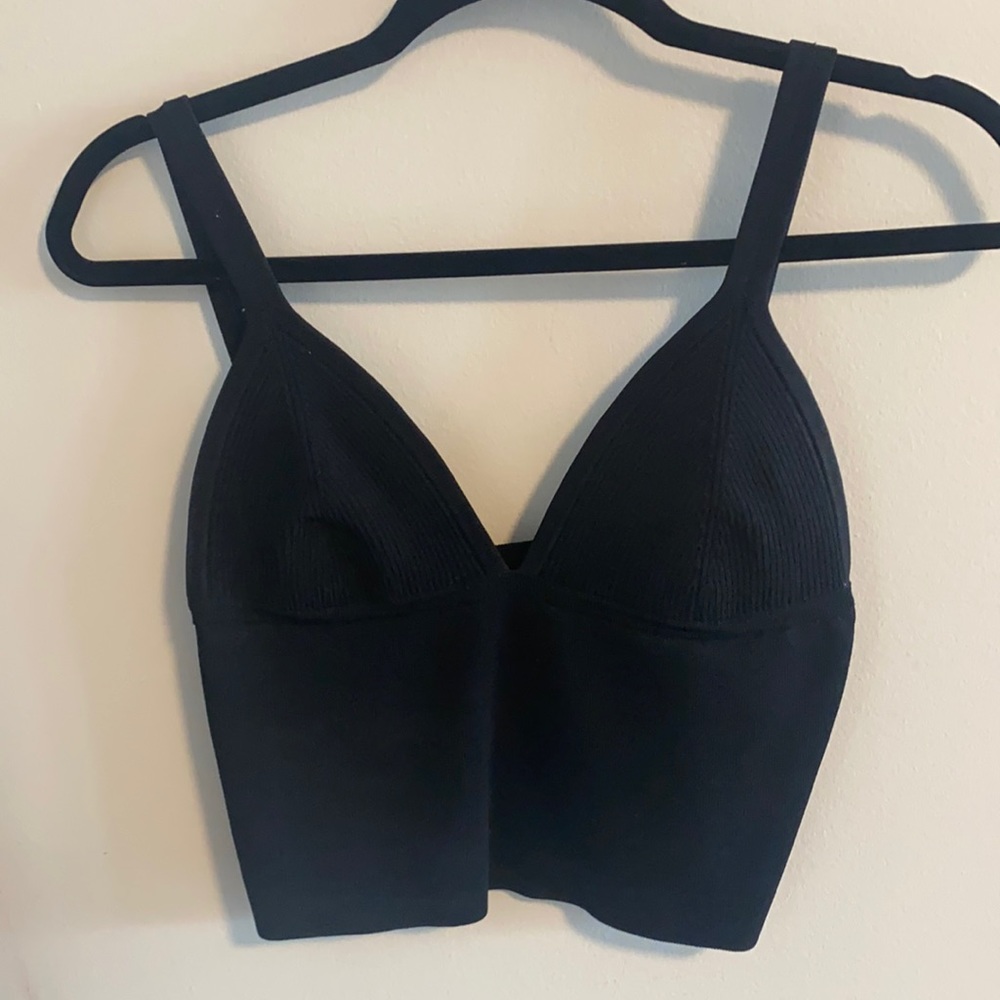 Zara black tank